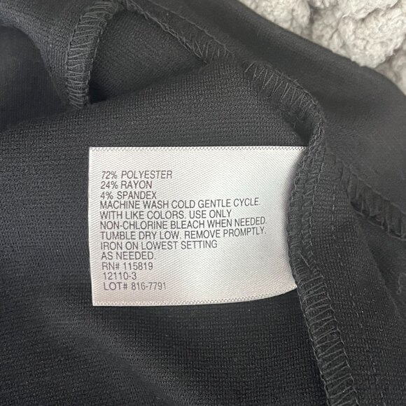 Worthington Black Pencil Skirt Size Medium - Picture 7 of 8